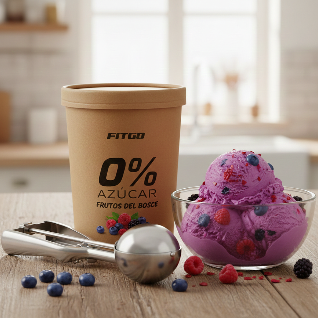 Helado 0 % Azúcar - Frutos del bosque 1