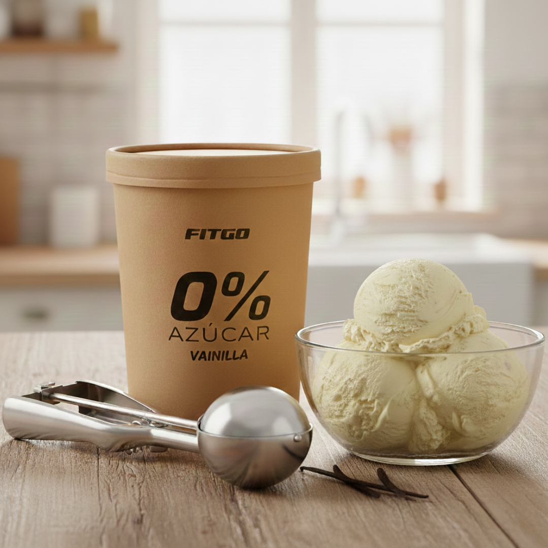 Helado 0 % Azúcar - vainilla 1