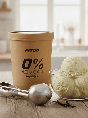 Helado 0 % Azúcar - vainilla
