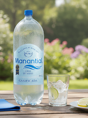 Agua con gas 3 litros