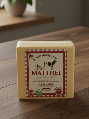 Queso mantecoso Matthei laminado 250 g