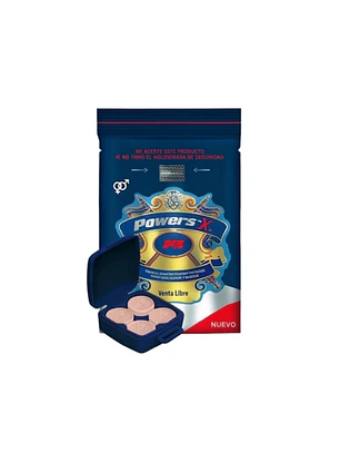 Powers-X Energizante Natural - Estuche x 4 Tabletas