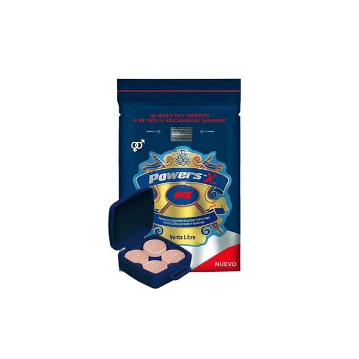 Powers-X Energizante Natural - Estuche x 4 Tabletas 1