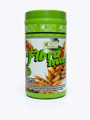 Fibra Max 500g - Suplemento de Fibra Natural con Papaya y Psyllium