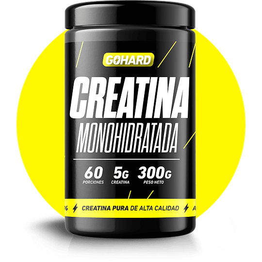 Creatina Monohidratada Gohard 60servicios