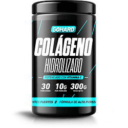 Colageno Hidrolizado En Polvo Con Vitamina C 300grs Gohard
