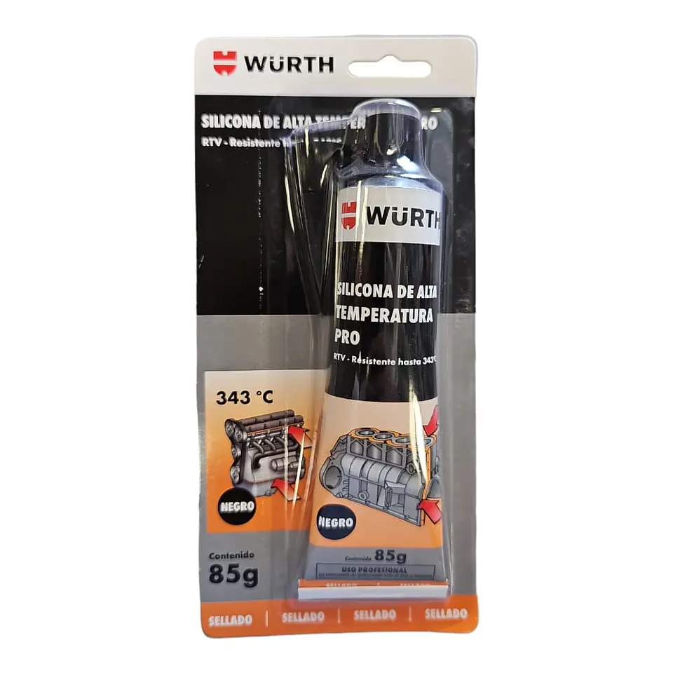Silicona para Motores Alta Temperatura WURTH 2