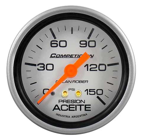 Reloj Presión de Aceite - Competicion 150 PSI