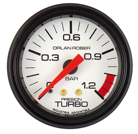 Reloj Presion de Turbo - Classic Blanco