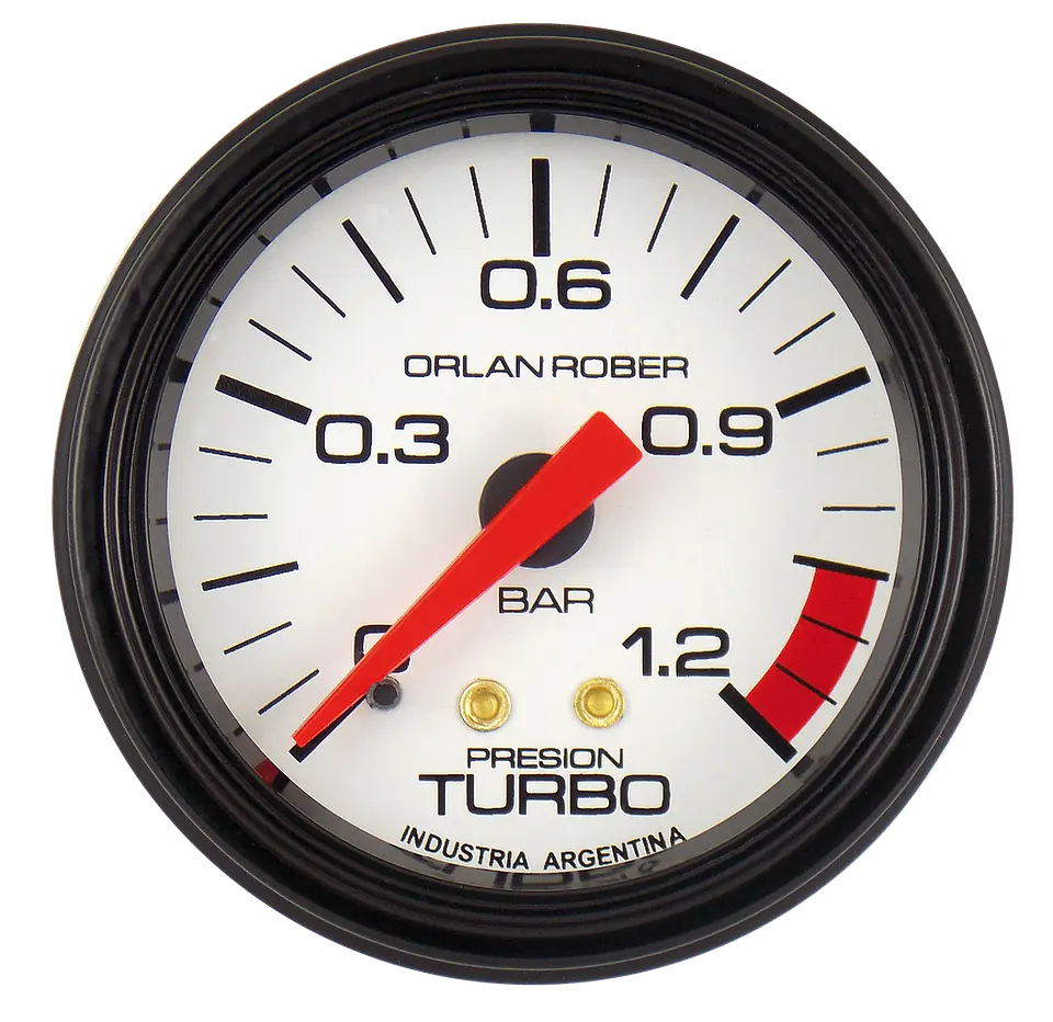 Reloj Presion de Turbo - Classic Blanco 1