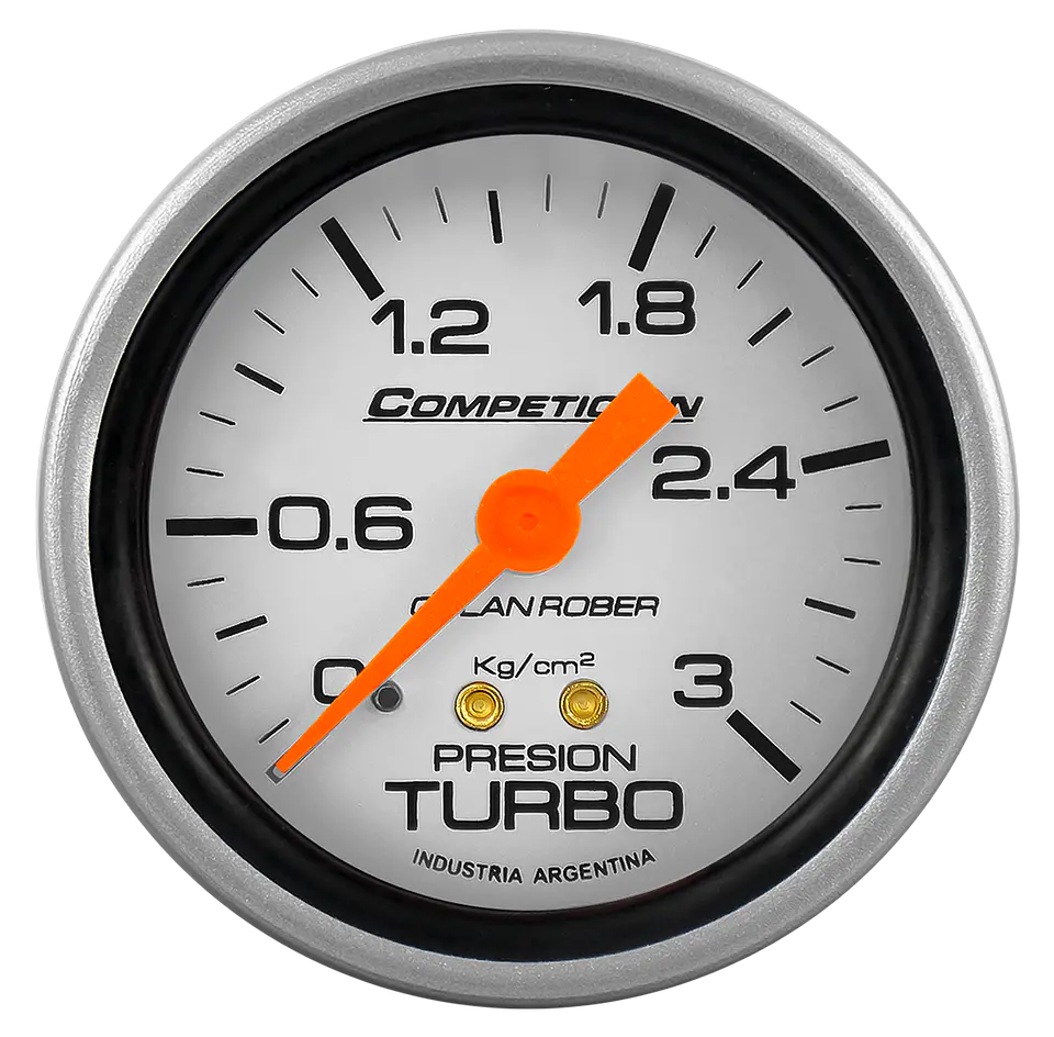 Reloj Presion de Turbo - Competicion Plata  1