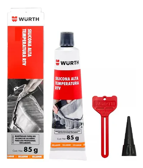 Silicona para Motores RTV - Negra - Alta Temp