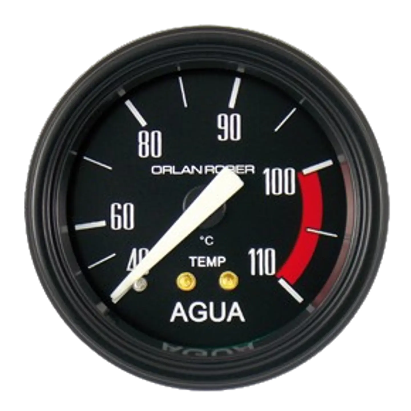Reloj Temperatura de Agua Mecánico - Clásico Negro  1