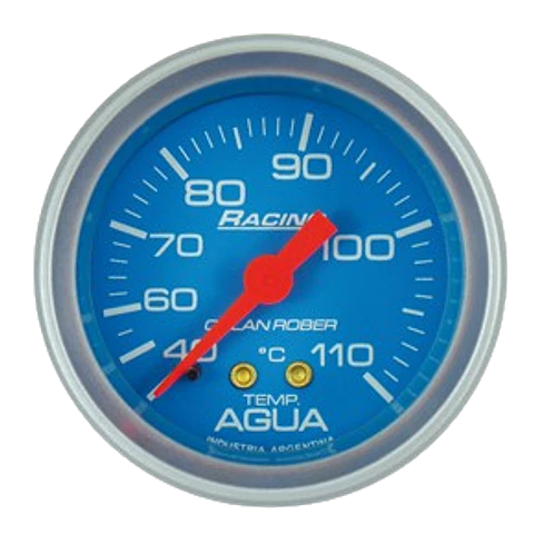 Reloj Temperatura de Agua Mecánico - Racing Celeste 