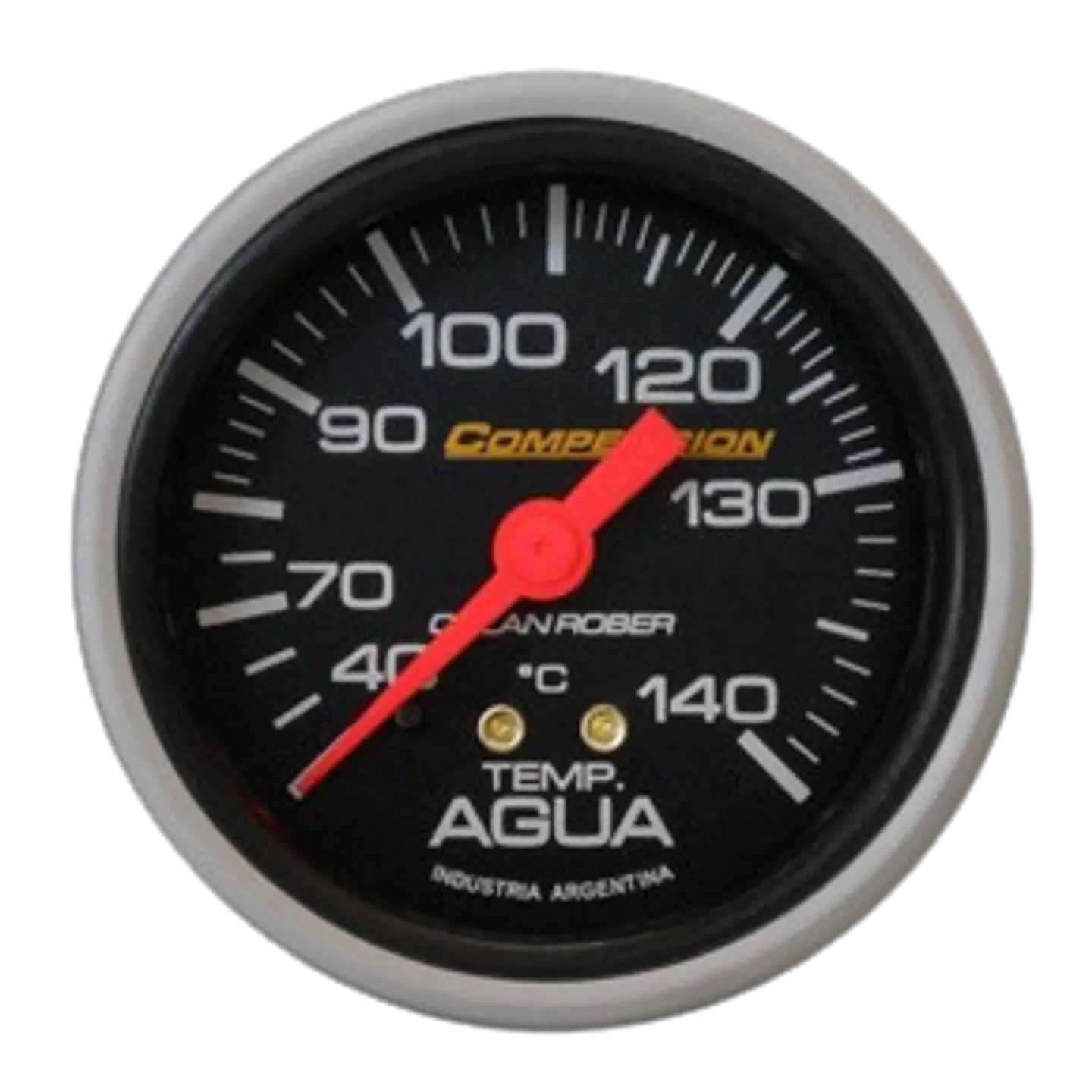 Reloj Temperatura de Agua Mecánico - Competición Negro  1