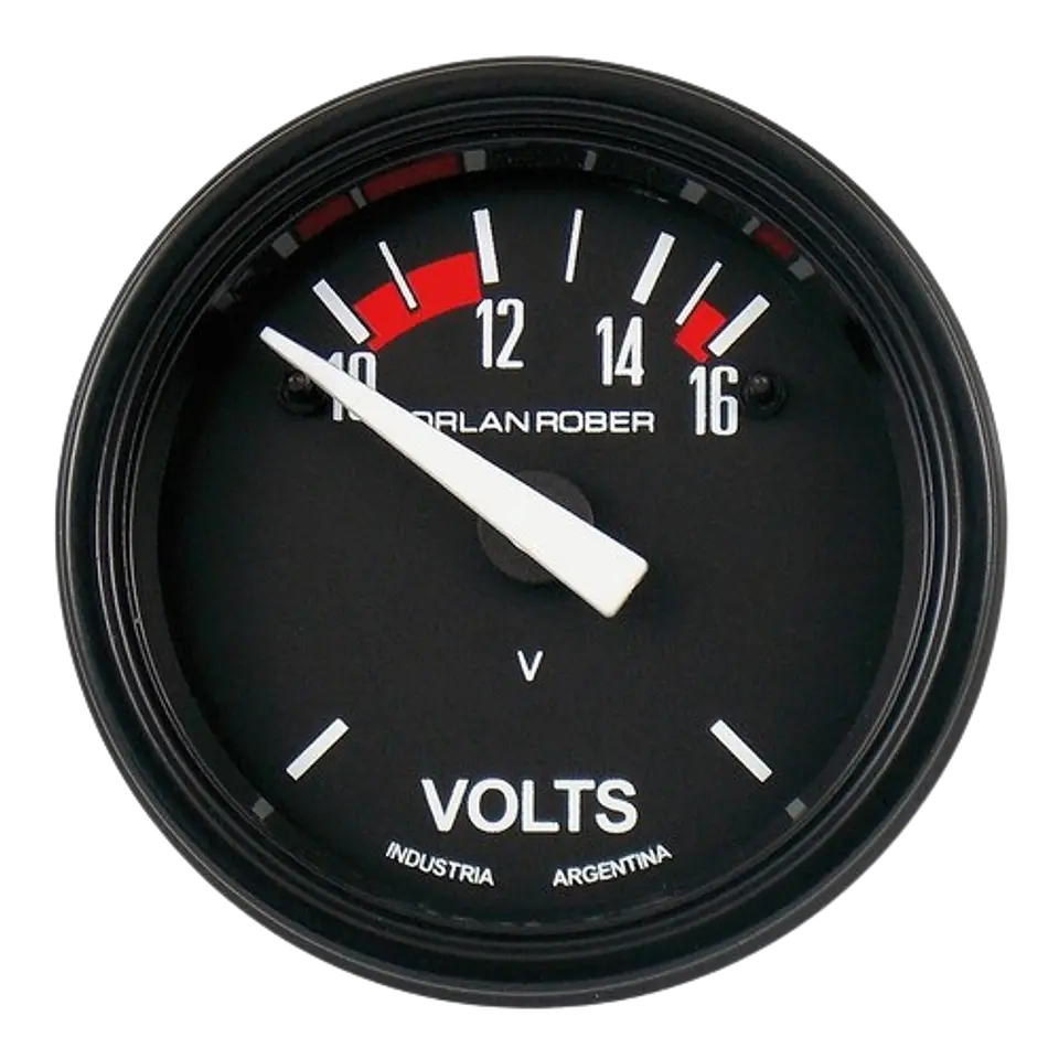 Voltímetro Orlan Rober- 12V - 52mm - Clásico  1