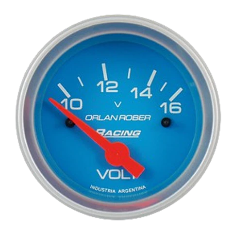 Voltímetro Orlan Rober - 12V - 52mm - Racing