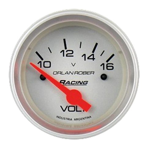 Voltímetro Orlan Rober - 12V - 52mm - Racing