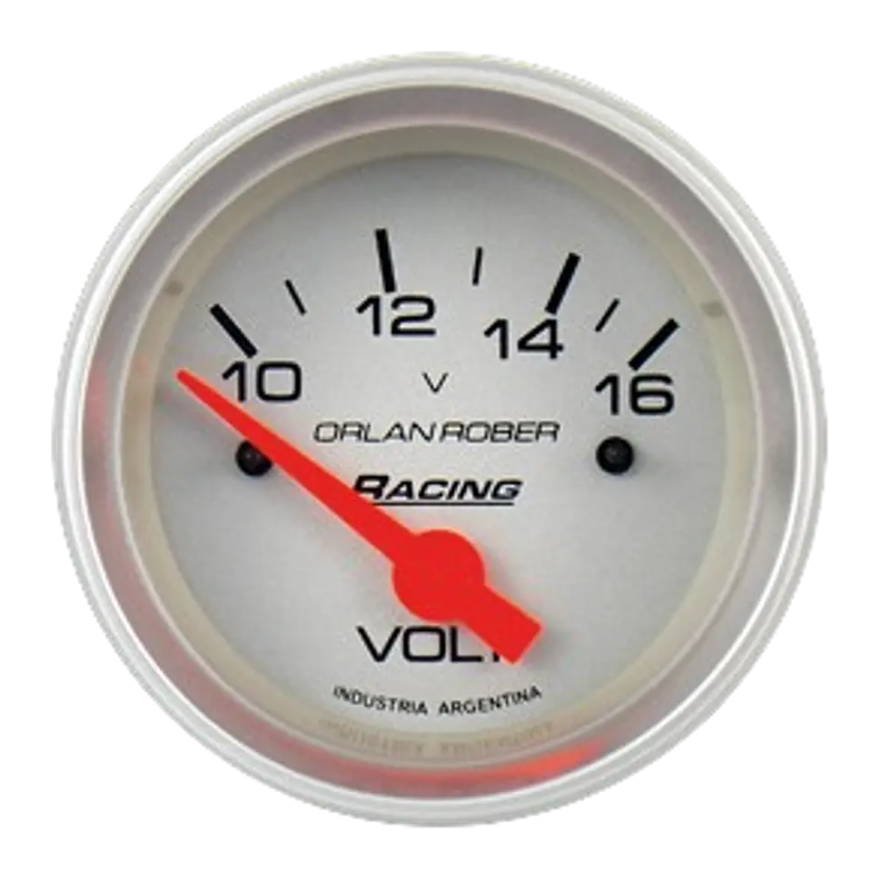Voltímetro Orlan Rober - 12V - 52mm - Racing 1