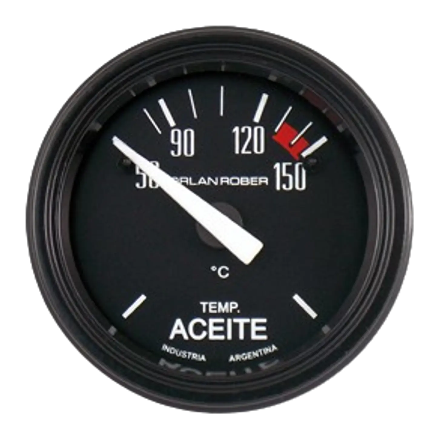 Reloj Temperatura de Aceite - Clásico Negro - Eléctrico 12V  1