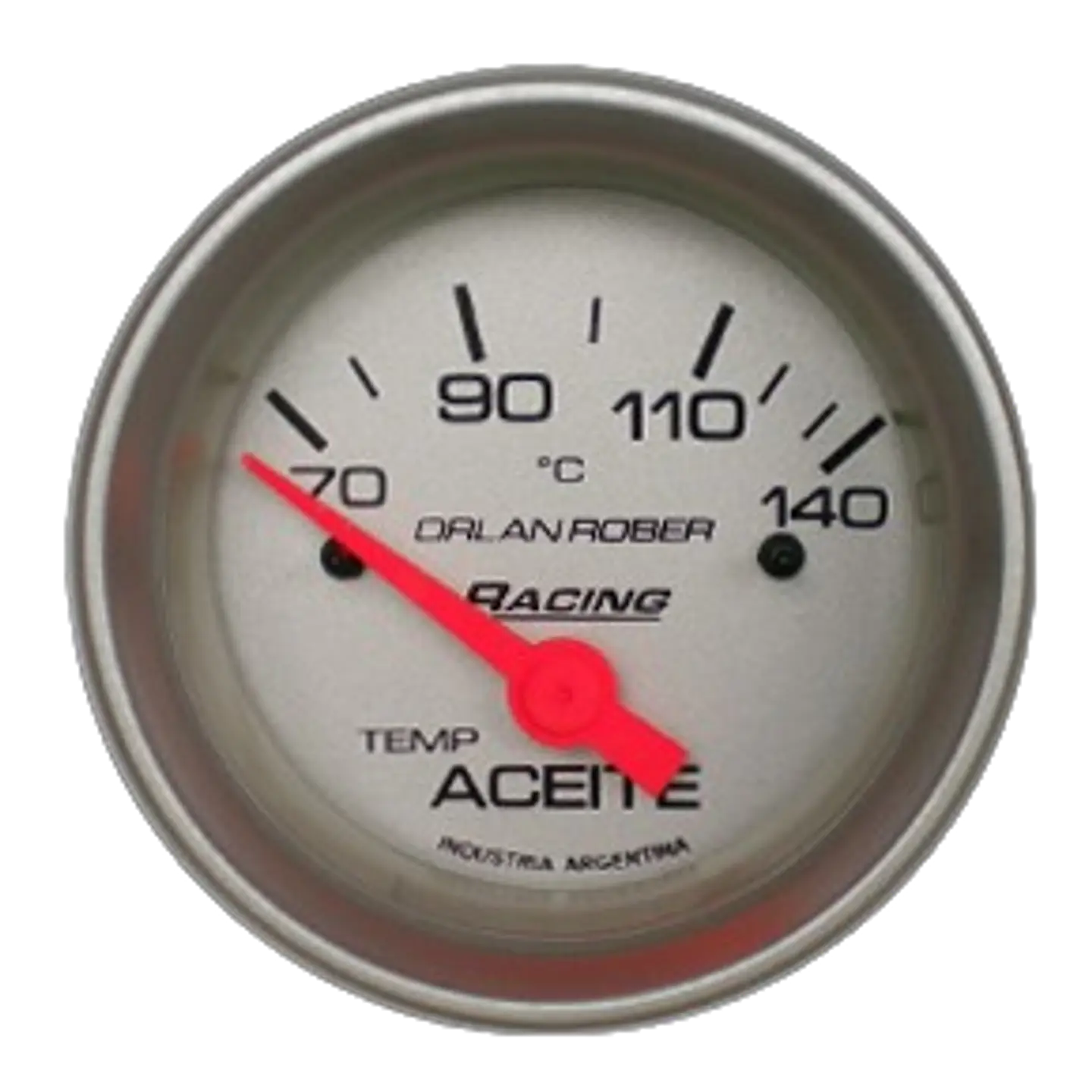 Reloj Temperatura de Aceite - Racing Gris - Eléctrico 12V  1