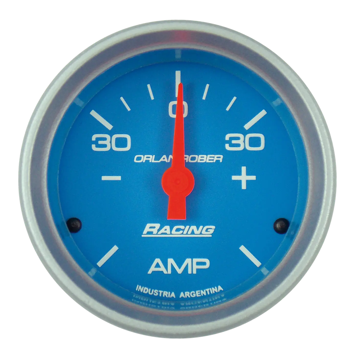 Reloj Amperímetro Celeste Racing 2