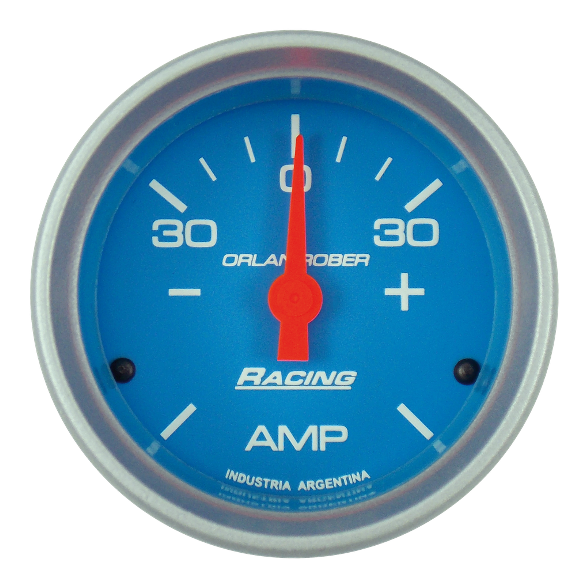Reloj Amperímetro Celeste Racing 2