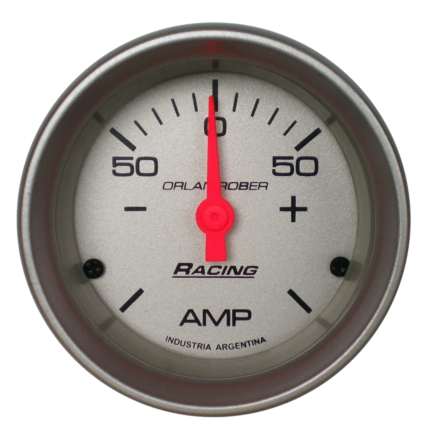 Reloj Amperímetro Gris Racing 1