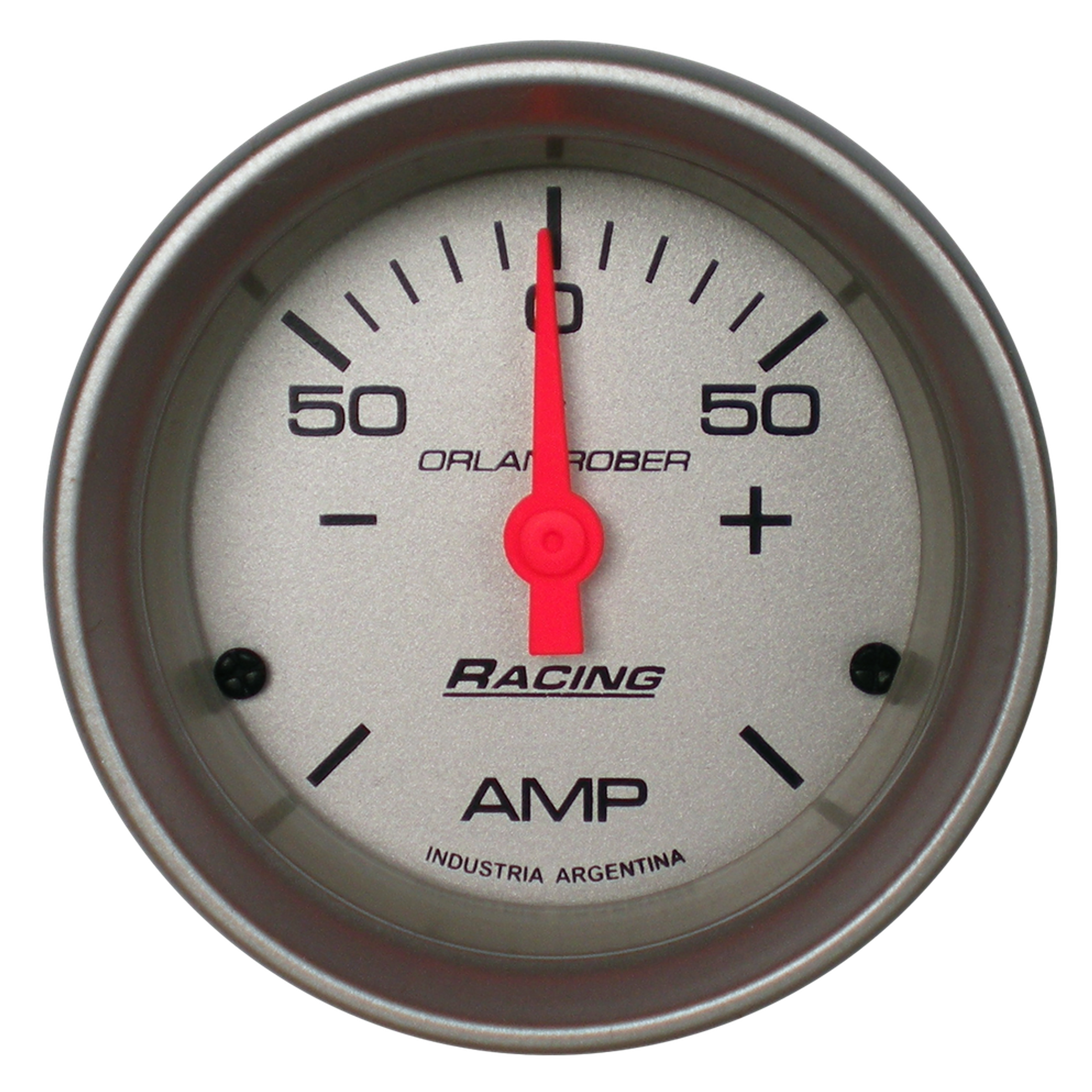 Reloj Amperímetro Gris Racing 1
