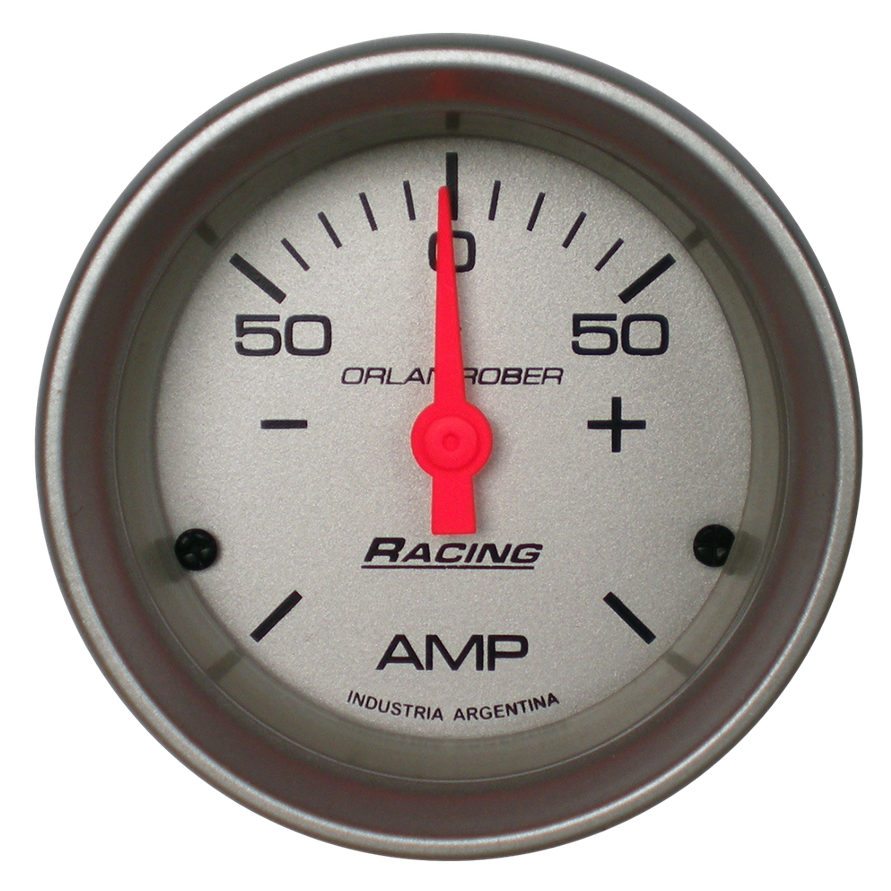 Reloj Amperímetro Gris Racing 1