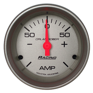 Reloj Amperímetro Gris Racing