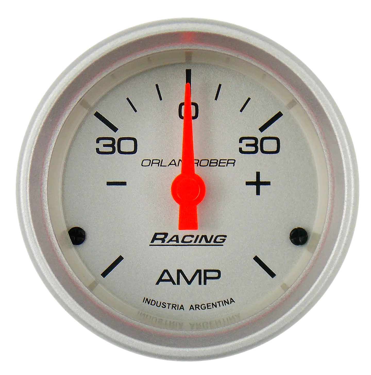 Reloj Amperímetro Gris Racing 2