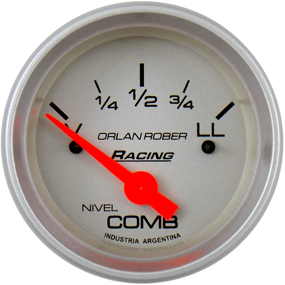 Reloj Nivel de Combustible - Gris Racing  1