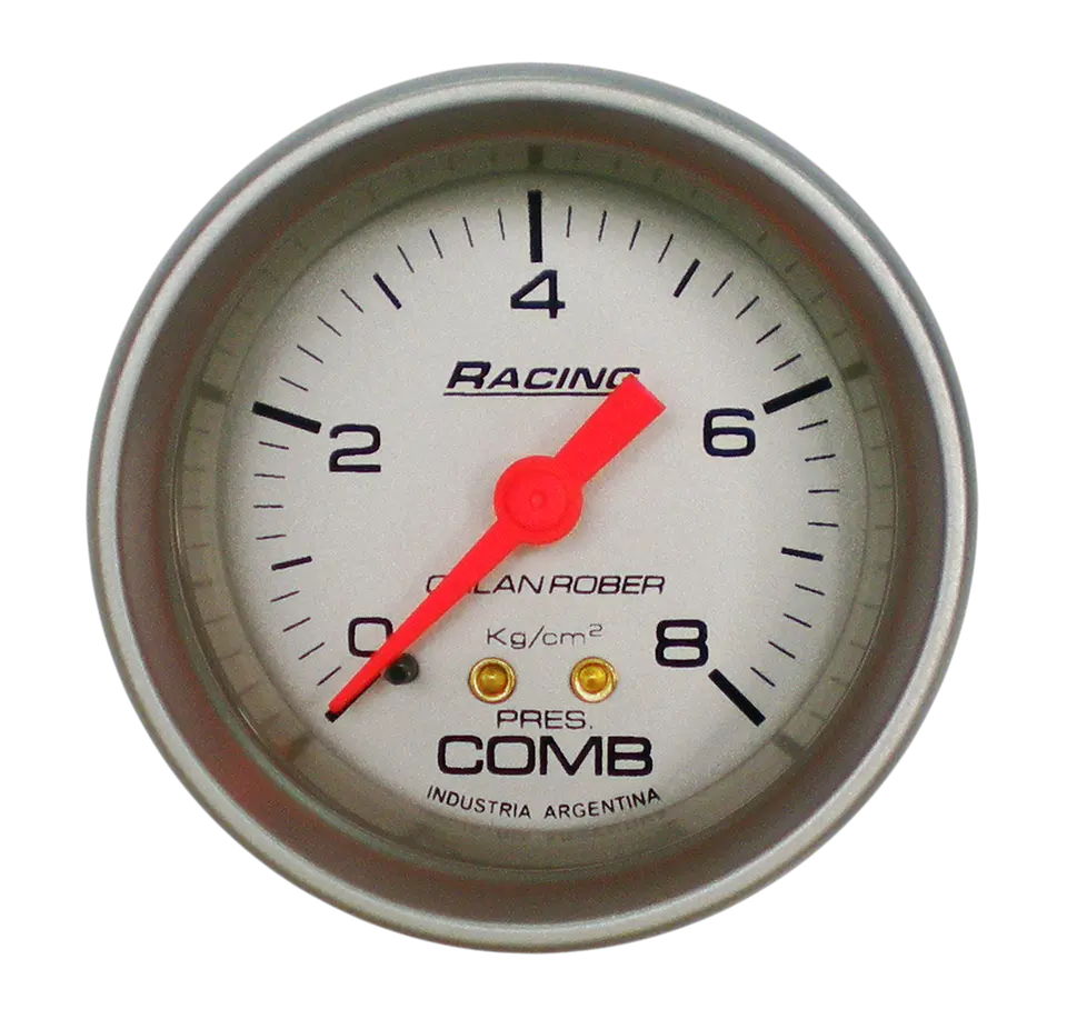 Reloj Presion de Combustible - Gris Racing  1