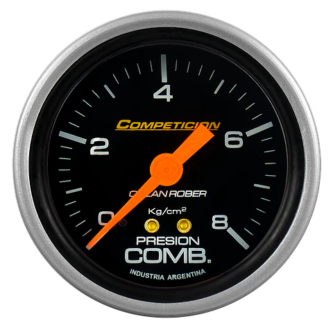 Reloj Presión de Combustible - Negro Competición 8 Kg