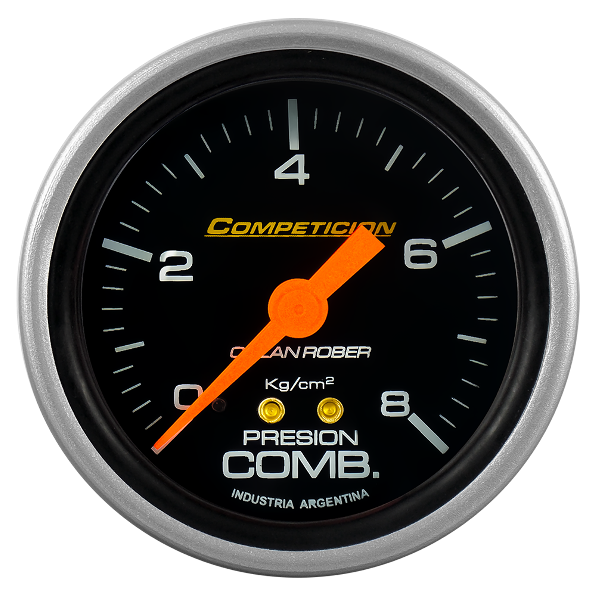 Reloj Presión de Combustible - Negro Competición 8 Kg 1