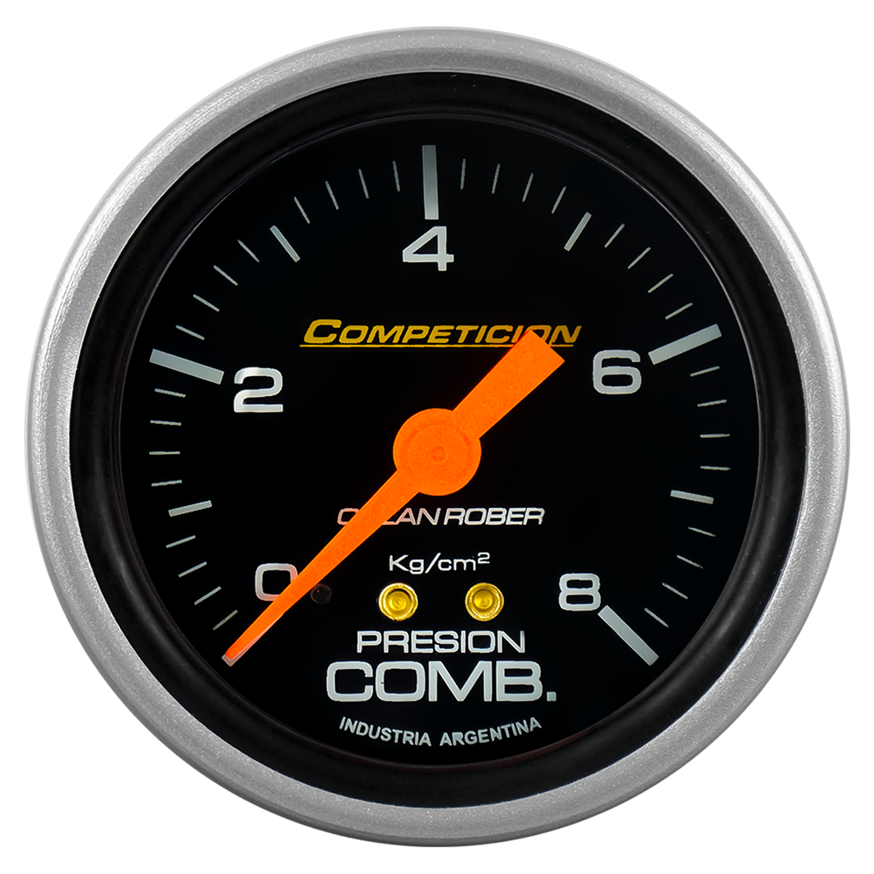 Reloj Presión de Combustible - Negro Competición 8 Kg 1