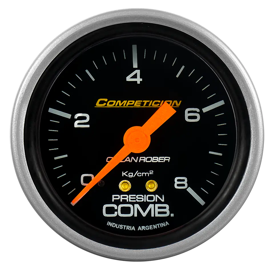 Reloj Presión de Combustible - Negro Competición 8 Kg 1