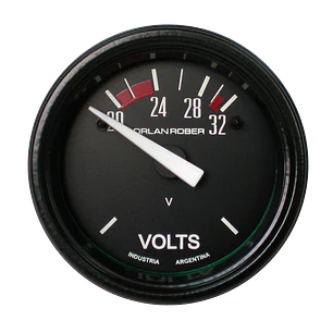 Voltímetro Orlan Rober - 24V - 52mm Clásico 