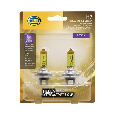 Ampolleta H7 -Xtreme Yellow - Hella 