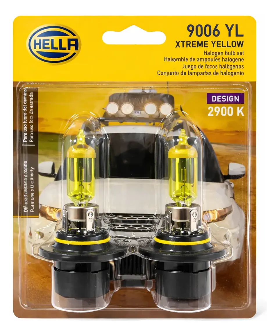 Ampolleta 9006 - Xtreme Yellow - Hella  1