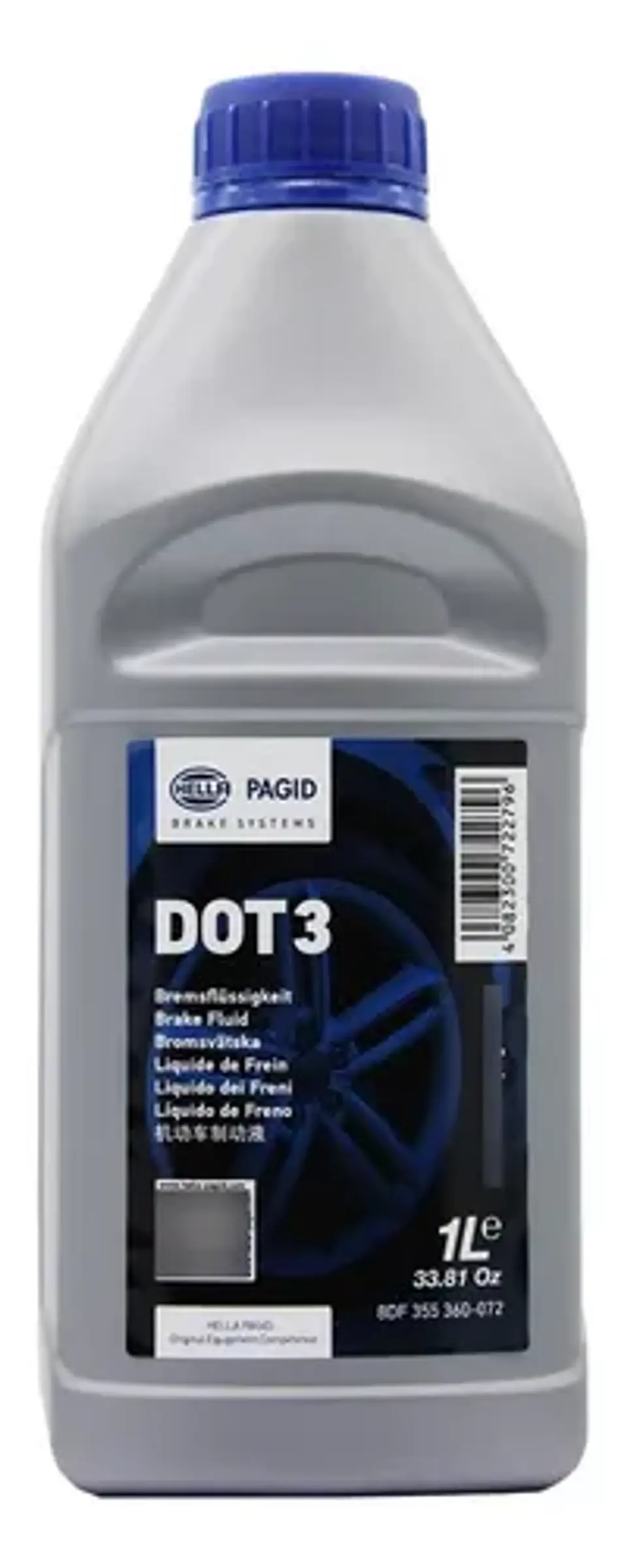 Liquido de Frenos DOT3 - 1 LT - Hella  1