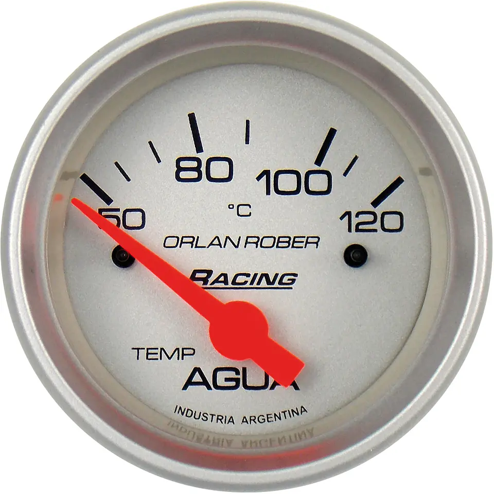 Reloj Temperatura de Agua - Racing Gris - Eléctrico 24v 1
