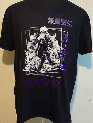 Polera Gojo Dark Jujutsu Kaisen