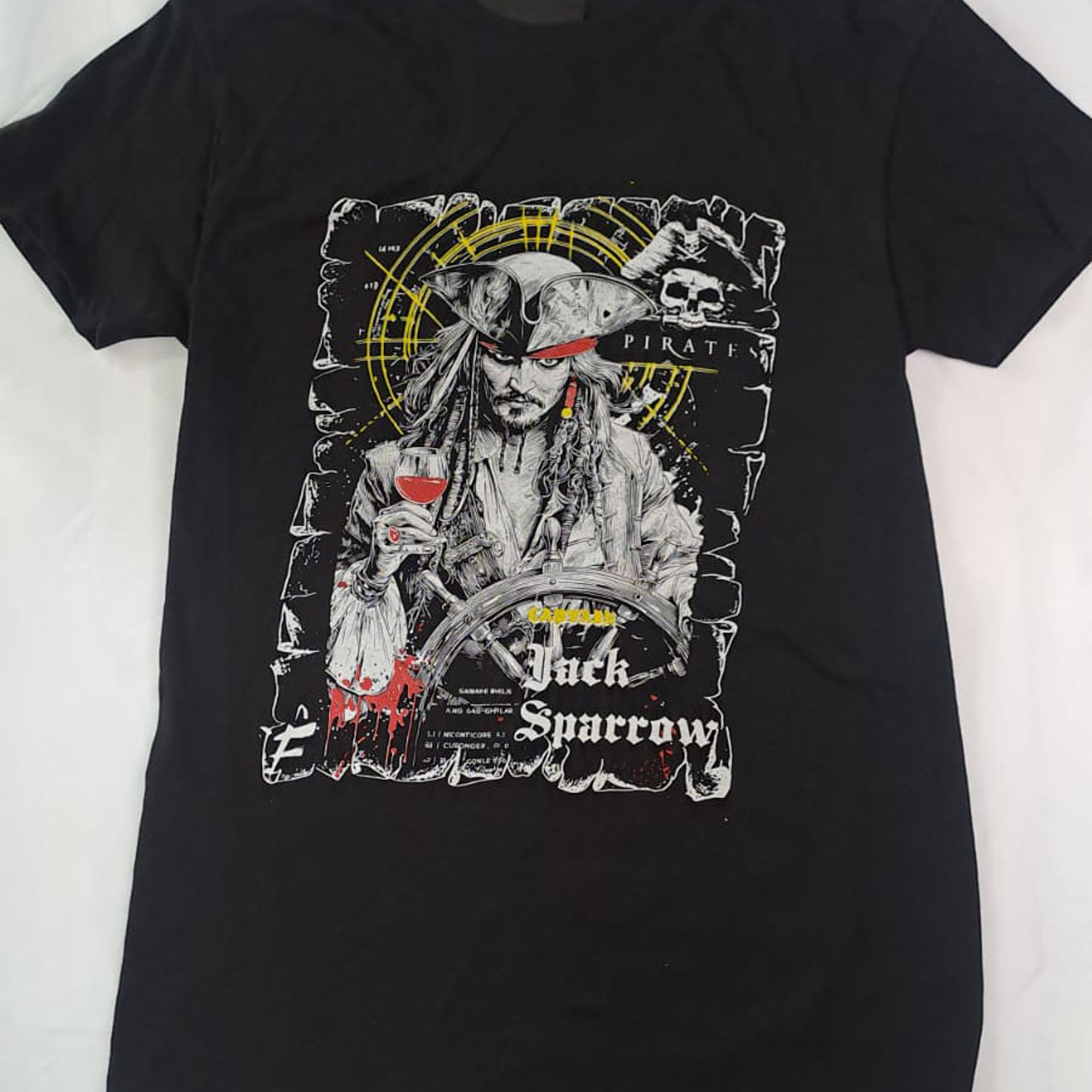 Polera Piratas del Caribe - Capitán Jack Sparrow 1