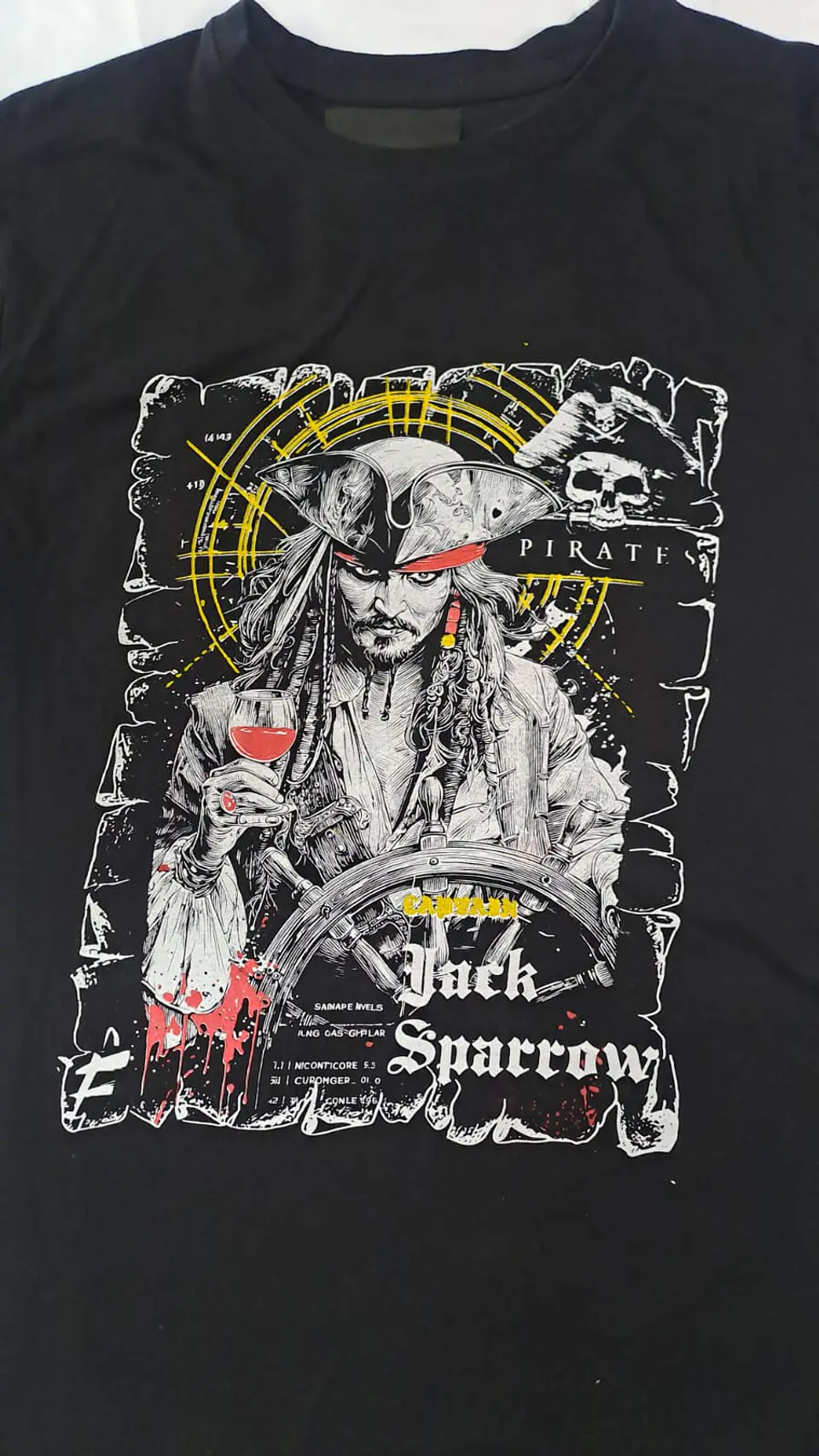 Polera Piratas del Caribe - Capitán Jack Sparrow 2