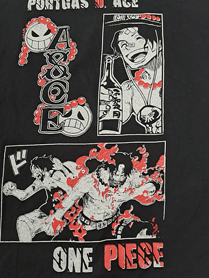 Polera One Piece - Hermanos de Fuego y Goma