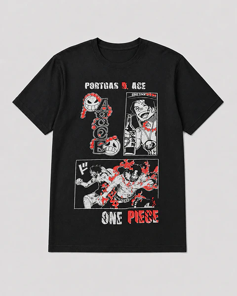 Polera One Piece - Hermanos de Fuego y Goma