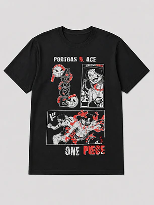 Polera One Piece - Hermanos de Fuego y Goma