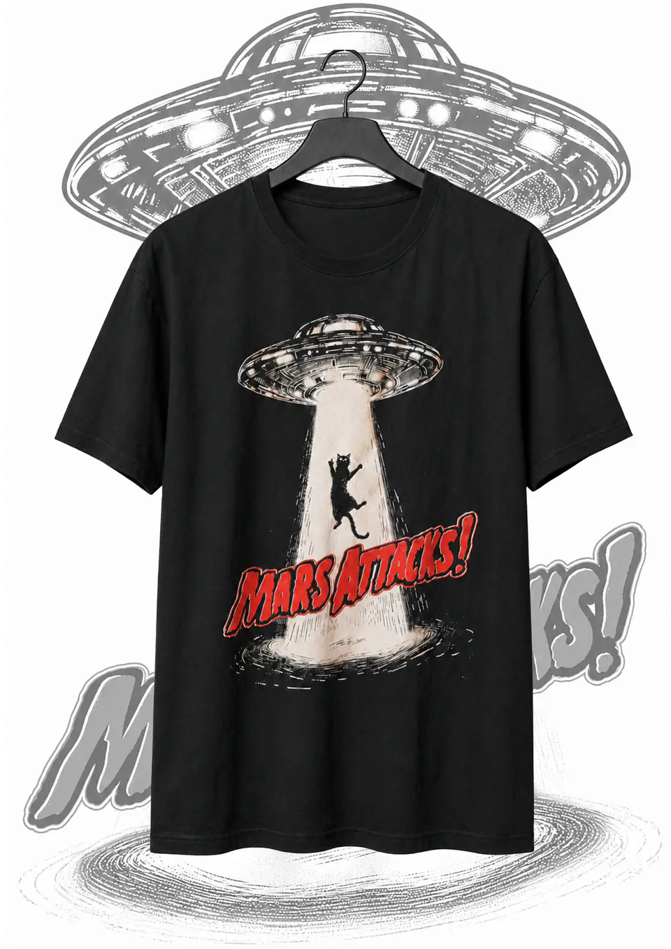 Polera Mars Attacks! Negro 1